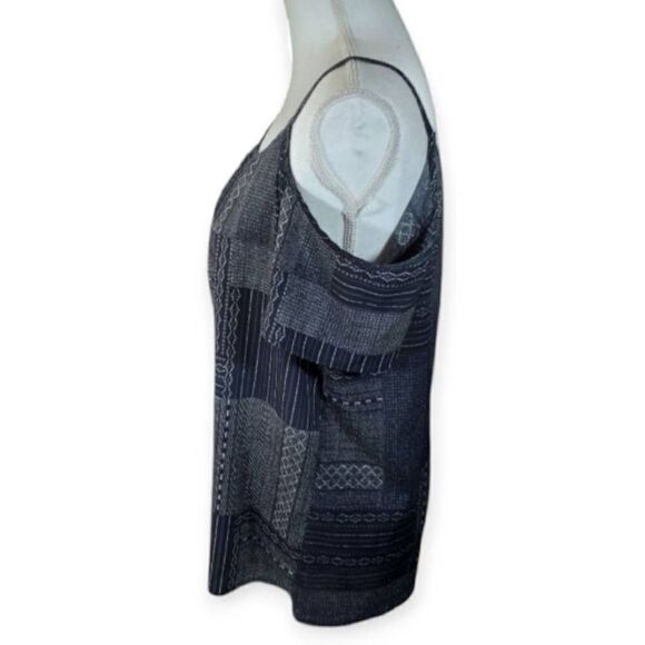 BASS COLD SHOULDER BLUE BLOUSE SZ.S EUC. - Picture 2 of 5